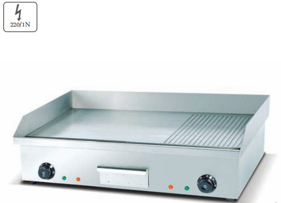 220-240V 50Hz Silber-Elektrogrill mit Temperaturbereich von 0°C bis 100°C