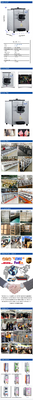 Industrielle Kühlgeräte mit 700 Watt Nennleistung 100-150 Tassen/h und Vorkühlfunktion.