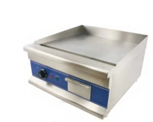 Silberner elektrischer Restaurantgrill Edelstahlgrill mit präziser Temperaturkontrolle