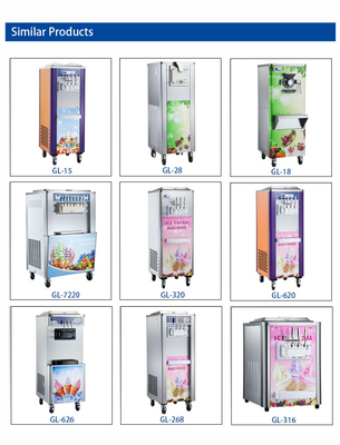 Industrielle Kühlgeräte mit doppelten 5,8L-Hoppern für effiziente Produktion und Kühlung