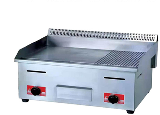 Gasrestaurant Grill Edelstahl Silber Kochgeräte mit Temperaturbereich von 0,00 - 100,00 °C