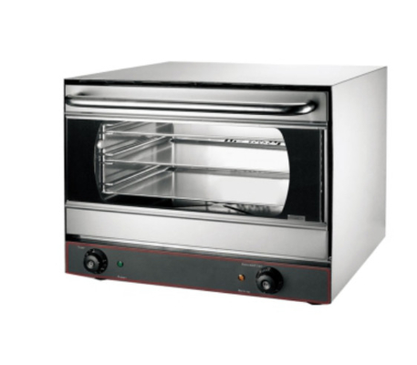 220V Schwarz/Weiß Konvention Ofen 35L Kapazität Kochgerät mit Temperaturregelung 0-200°C