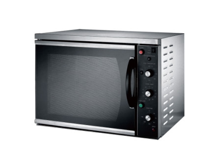Digitale Steuerung 35L Edelstahlkonvention Ofen 220V Spannung Schwarz / Weiß Farbe