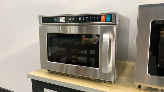 Schwarz/Weiß 25L elektrischer Mikrowellenofen mit Membran Touch Control Edelstahl Innenraum