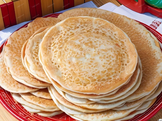 Gaspancake Rundform Rechteckform Produktionslinie Ausrüstung mit verstellbarer Kapazität und Teig