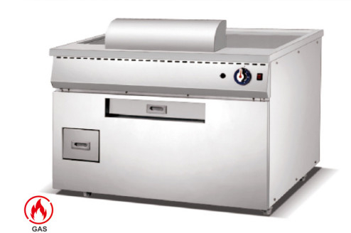 Japanische Gas-Teppanyaki-Maschine Flüssigerdgas 0,00°C bis 200°C Temperatur für authentisches Kochen im Restaurant