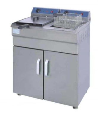 Elektrische Edelstahlfriture 220-240V 0-300°C Temperatur für das Kochen im Restaurant