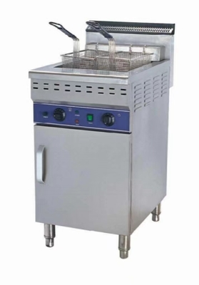 Elektrische Frittieranlage aus Edelstahl mit Temperaturregelung 0°C~300°C für das perfekte Braten von Lebensmitteln