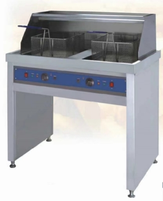 Elektrische Frittieranlage aus Edelstahl mit Temperaturregelung 0°C~300°C für das perfekte Braten von Lebensmitteln