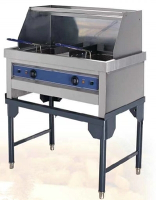 Elektrische Frittieranlage aus Edelstahl mit Temperaturregelung 0°C~300°C für das perfekte Braten von Lebensmitteln