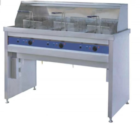 Silber-Elektro-Restaurant-Fryer 0-300.C Temperaturregelung für professionelle Kochen
