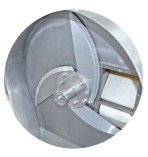 Elektrische 304 Edelstahl Gemüseschneider 380V Digitale Anzeige Ausrüstung 170mm Durch Gemüseschneider