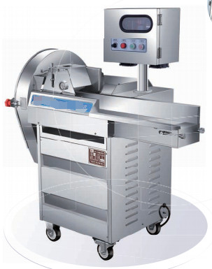 1.1KW Kapazität Gemüseverarbeitungsmaschine 380V Elektromotorleistung 175kg Nettogewicht Digitale Anzeige Gemüsescheiben