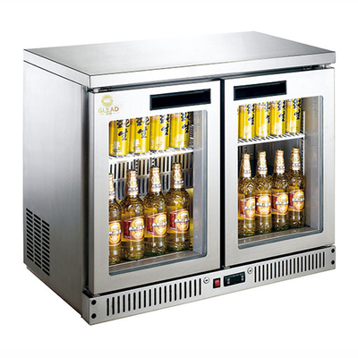 8.C Temperatur 340W N.W 130KG Gewerbliche Bar Luftgekühlter Kühlschrank für Hotelgeschäft