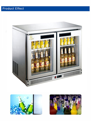180L Barluftgekühlter Kühlschrank mit Lüfterkühlung R134a Kühlmittel Temperaturbereich 4.C bis 8.C