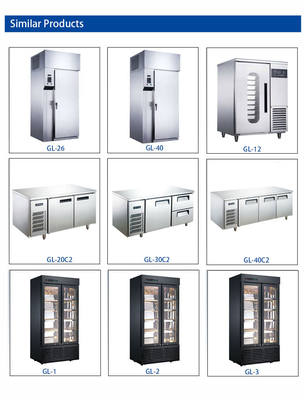180L Barluftgekühlter Kühlschrank mit Lüfterkühlung R134a Kühlmittel Temperaturbereich 4.C bis 8.C