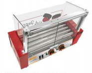 Erweiterte Obst- und Gemüseverarbeitungsmaschine mit 660*490*540mm Größe und 9 Rollen Hot Dog Grill