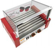 Erweiterte Obst- und Gemüseverarbeitungsmaschine mit 660*490*540mm Größe und 9 Rollen Hot Dog Grill