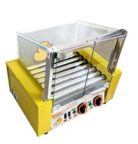 Erweiterte Obst- und Gemüseverarbeitungsmaschine mit 660*490*540mm Größe und 9 Rollen Hot Dog Grill