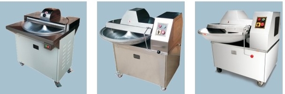 300 KG/h Commercial Hotel Bowl Cutter mit leisen Gürtelantrieb und stabilem Kupferdrahtmotor