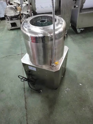 Edelstahl kommerzieller Kartoffelschäler 400 kg/h Kapazität 1,5 kW Leistung für Hotels und Restaurants