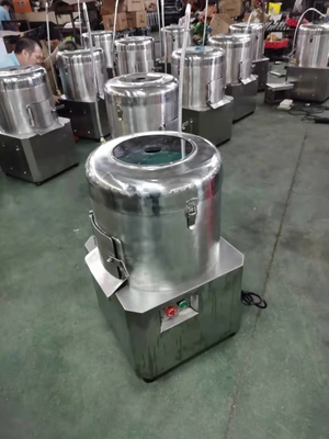 Kartoffelmaschine aus Edelstahl 1,5 kW 150 min/h Drehgeschwindigkeit 400 kg/h Kapazität