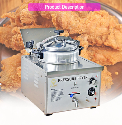 3Kw Leistung Kommerzielles Elektro-Fried Chicken Oven 16L Kapazität 21 Kg N.W. Hotelgeräte
