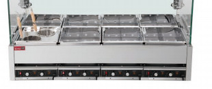 Edelstahl Kanto Kocher 9KW 220V 50-60HZ Kochfunktion Vier / Sechs / Acht Boxen