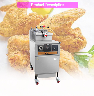 25L Kapazität Gasdruck-Fried Chicken Maschine mit mechanischem Panel und Ölfilter