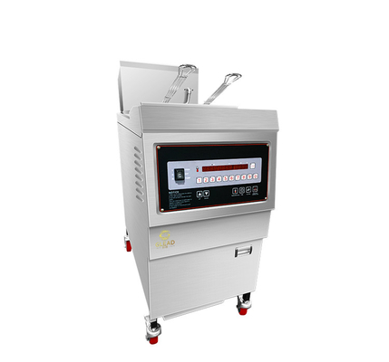 25L Kapazität Gasdruck-Fried Chicken Maschine mit mechanischem Panel und Ölfilter