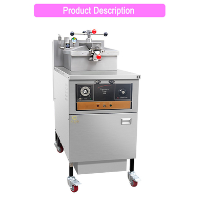 25L Kapazität Gasdruck-Fried Chicken Maschine mit mechanischem Panel und Ölfilter