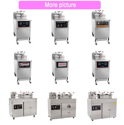 25L Kapazität Gasdruck-Fried Chicken Maschine mit mechanischem Panel und Ölfilter