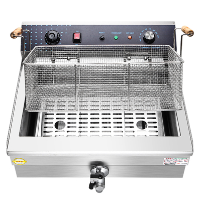 Einzylinder-Küchen-Kochgerät mit kompakter Größe und Temperaturbereich von 0-200 °C Fritter
