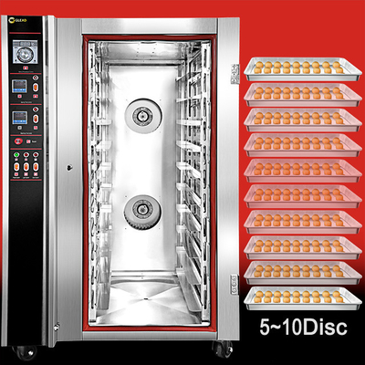 10 Trays Gasofen In Großbackofen Für Bäckereien Konvektionsofen