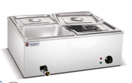 Zwei-Tank-Zubehör für die Lebensmittelverarbeitung Elektrisch Bain Marie mit fortschrittlicher Technologie und Materialien