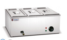Zwei-Tank-Zubehör für die Lebensmittelverarbeitung Elektrisch Bain Marie mit fortschrittlicher Technologie und Materialien