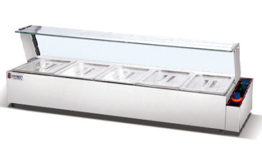 Gewerbliche Kochgeräte fortschrittliche Technologie 1,5 kW elektrische Bain Marie mit 3-Tank