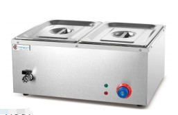 Zwei-Tank-Zubehör für die Lebensmittelverarbeitung Elektrisch Bain Marie mit fortschrittlicher Technologie und Materialien