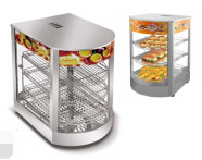 Bequeme Auswahl an Lebensmitteln mit Warm-Vitrine 800*480*635 mm N.W. 40Kg Warm-Vitrine