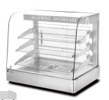 Bequeme Auswahl an Lebensmitteln mit Warm-Vitrine 800*480*635 mm N.W. 40Kg Warm-Vitrine