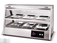 Bequeme Auswahl an Lebensmitteln mit Warm-Vitrine 800*480*635 mm N.W. 40Kg Warm-Vitrine