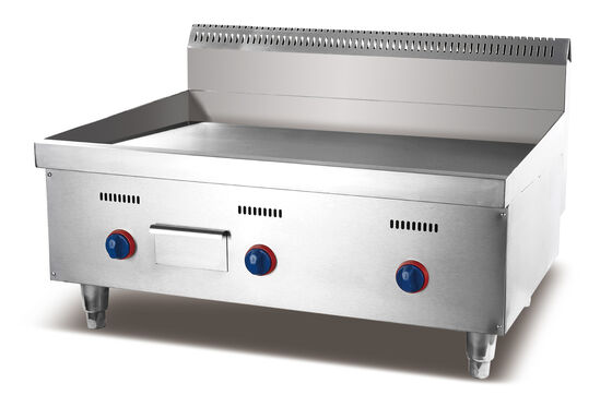Edelstahl kommerzielle elektrische Grill 220V 5.4KW Counter Top Flat Kochgeräte