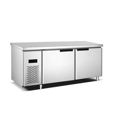 Gewerblicher Tischkühlschrank, Glastür unter dem Schalter Kühlschrank