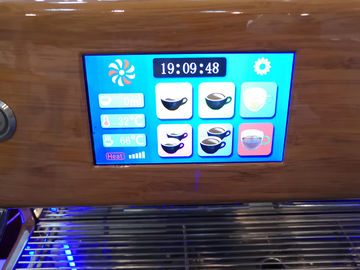 Touch Screen Kaffee, der Maschinen-halb automatische Handelskaffeemaschine macht