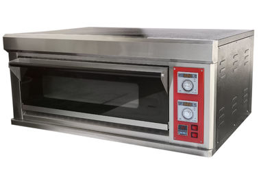 Dauerhafter Handelsedelstahl Shell der pizza-Ofen-Brot-Backen-Maschinen-304