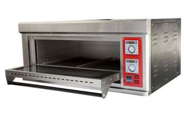 Dauerhafter Handelsedelstahl Shell der pizza-Ofen-Brot-Backen-Maschinen-304