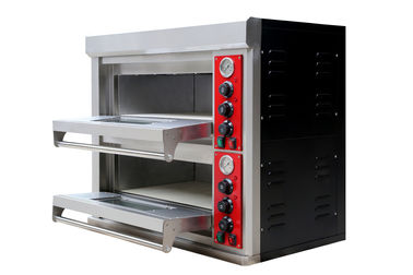 Restaurant-Handelspizza-Ofen-doppelstöckige Gas-Pizza-Ofen-Energie gespart