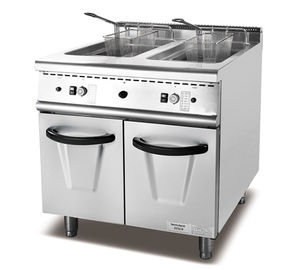 Doppelte Bratpfannen-Handelsküche, die Ausrüstungs-elektrische Bratpfannen-Maschine kocht