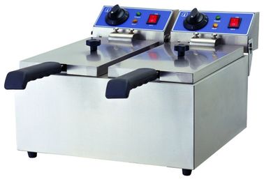 Glead-Edelstahl-Bratpfannen-elektrische niedrige Leistung- in Wattkommerzielle elektrische Fritteuse 8L
